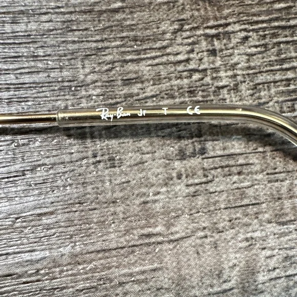 Ray-Ban Jr Gold and Black Aviator Sunglasses with Brown Case - Picture 6 of 13